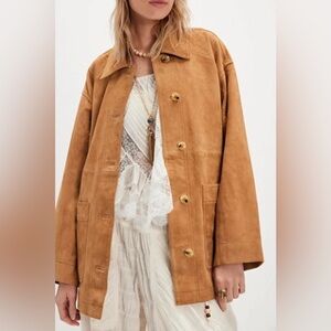 We the free Annalise suede jacket